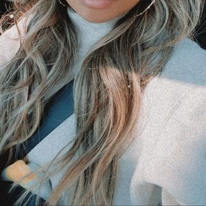 Cropped turtleneck sweater